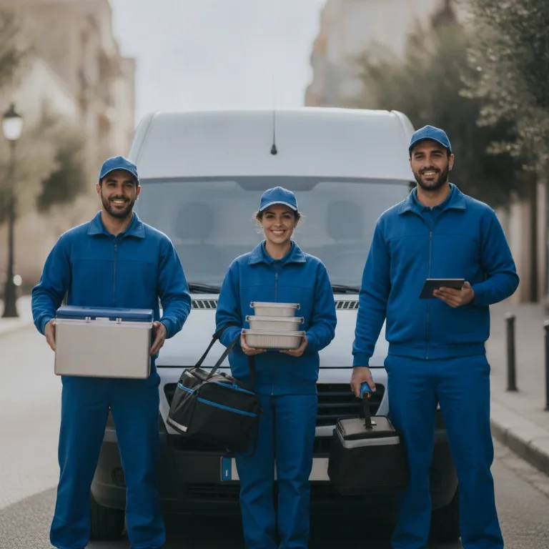 Entrega de Comidas equipo en Arganda
